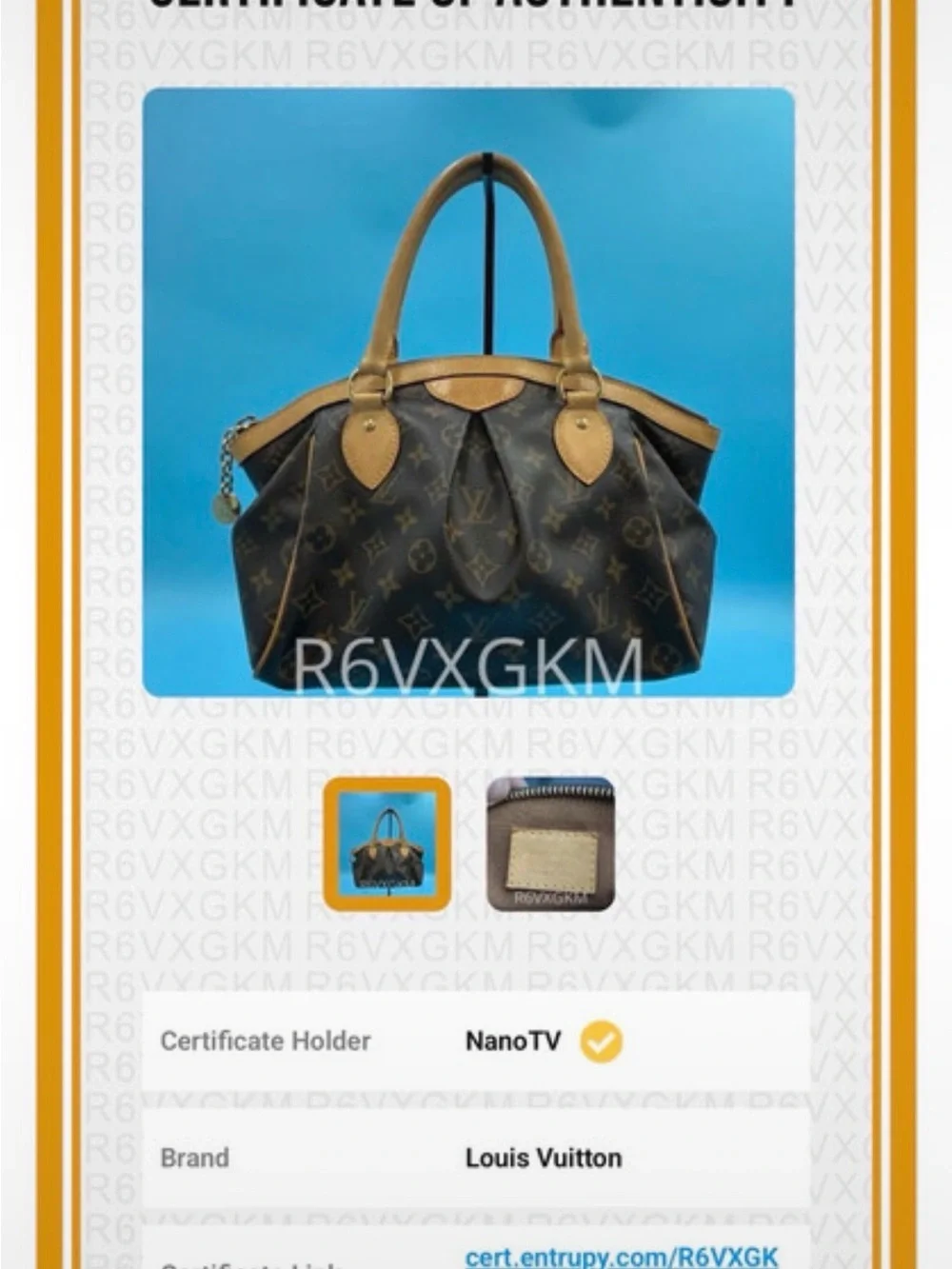 Louis Vuitton Monogram Satchel Brown with Natural Leather Trim
